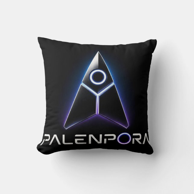 Palenpora Throw Pillow (Front)