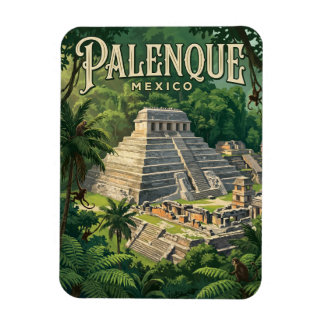 Palenque Archaeological Zone Mexico Magnet