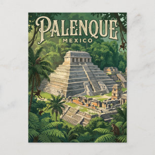 Palenque Archaeological Zone Mexico Postcard