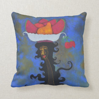 Palenquera y rosas Pillow