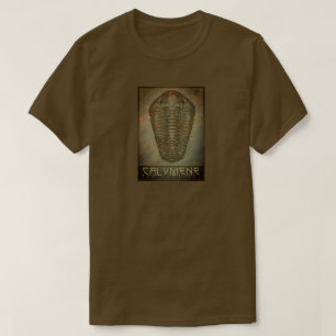 Paleo-chic Calymene Sepia Trilobite T-Shirt
