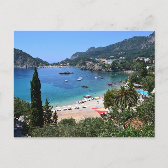 Paleokastritsa Greece Postcard (Front)