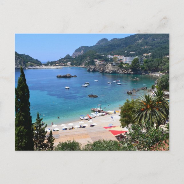 Paleokastritsa Greece Postcard (Front)