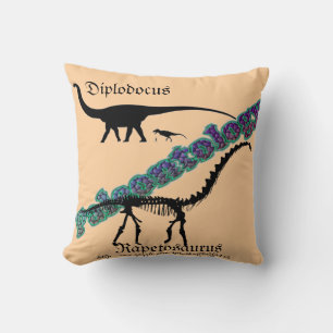 "Paleontology" Throw Pillow