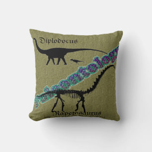 "Paleontology" Throw Pillow