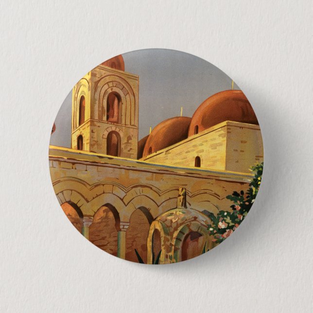 Palermo 2 Inch Round Button (Front)