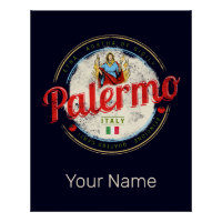 Palermo Capital Of Sicily Italy Vintage Souvenir