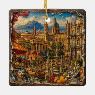 PALERMO,  CERAMIC ORNAMENT
