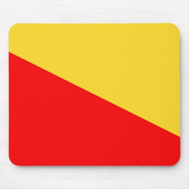 Palermo city flag italy symbol Sicily sicilia ital Mouse Pad (Front)