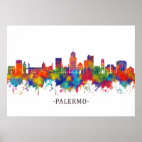 Palermo Italy Skyline