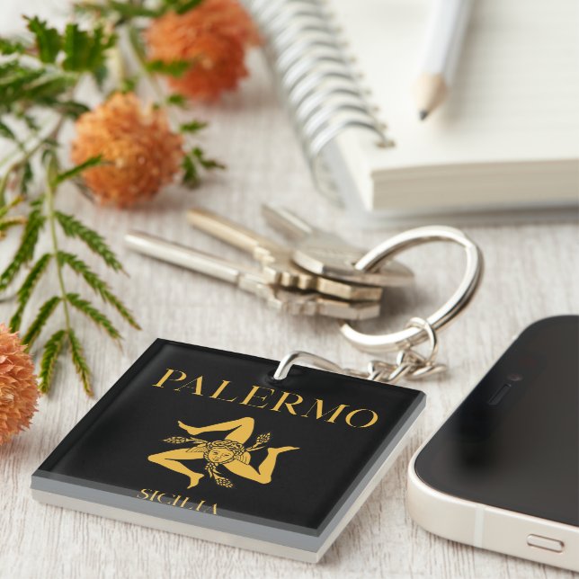 Palermo Sicilia Keychain (Front Right)