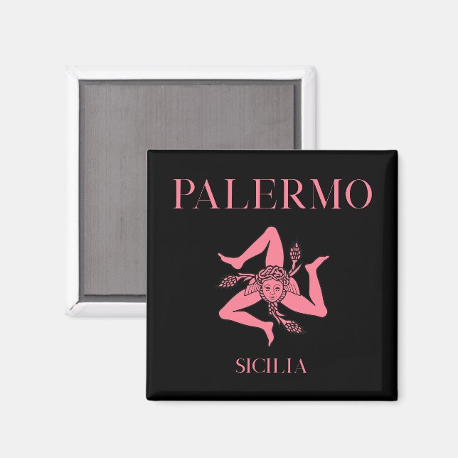 Palermo Sicilia Magnet (Front/Back)