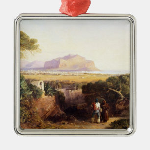 Palermo, Sicily, 1847 (oil on canvas) Metal Ornament