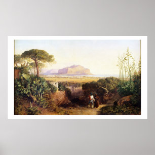 Palermo, Sicily, 1847 (oil on canvas) Poster
