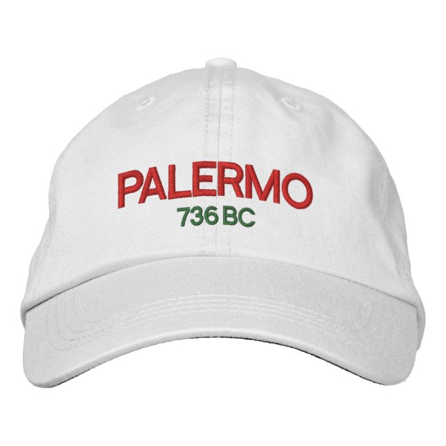 Palermo Sicily Personalized Adjustable Hat (Front)