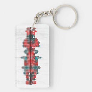 Palermo Skyline Keychain