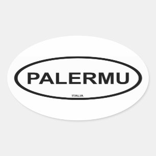 PALERMU OVAL STICKER