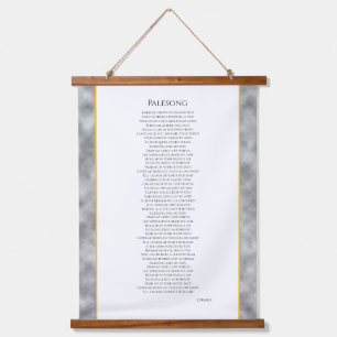 Palesong Poetry Hanging Tapestry