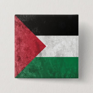Palestine 2 Inch Square Button