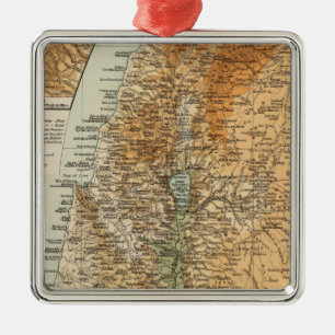 Palestine 3 metal ornament