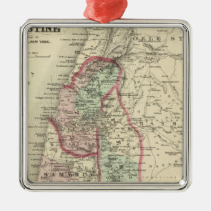 Palestine 4 metal ornament