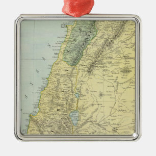 Palestine 4 metal ornament