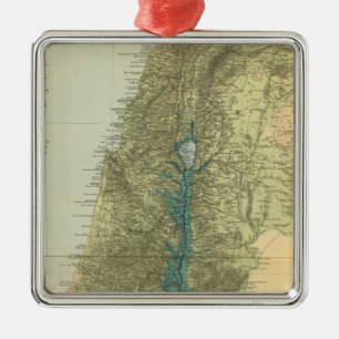 Palestine 5 metal ornament