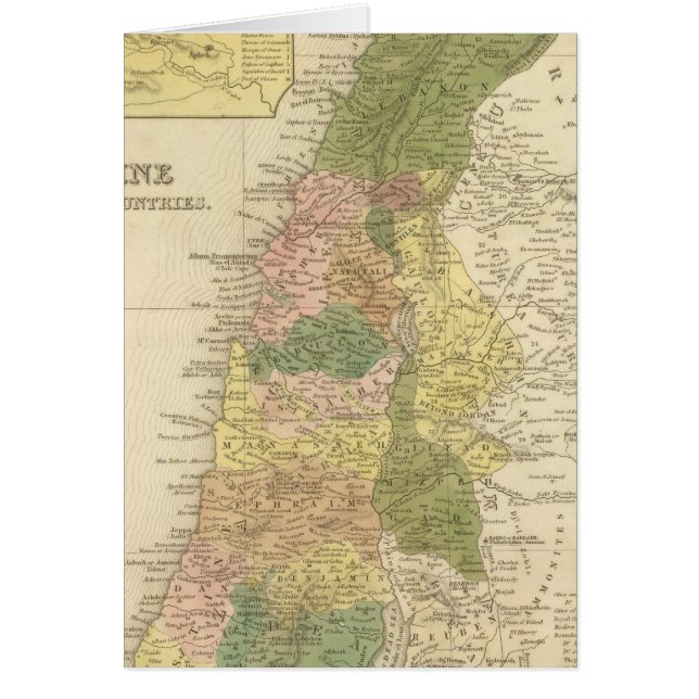Palestine and Adjacent Countries (Front)