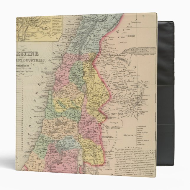 Palestine and Adjacent Countries 2 Binder (Front/Inside)