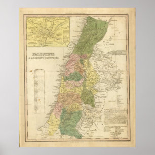 Palestine and Adjacent Countries Poster