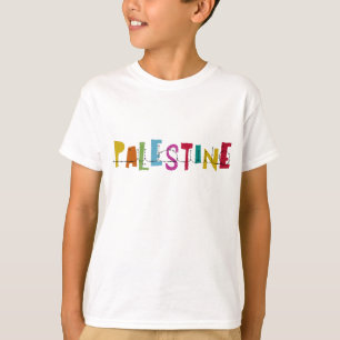 PALESTINE Arabic Name  Colorful kids design T-Shirt