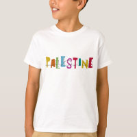 PALESTINE Arabic Name Colourful kids design