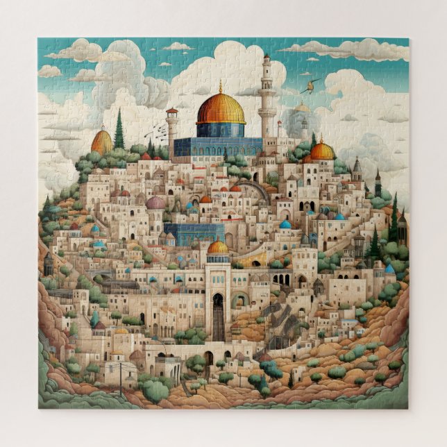 Palestine City Scape Jigsaw Puzzle (Vertical)