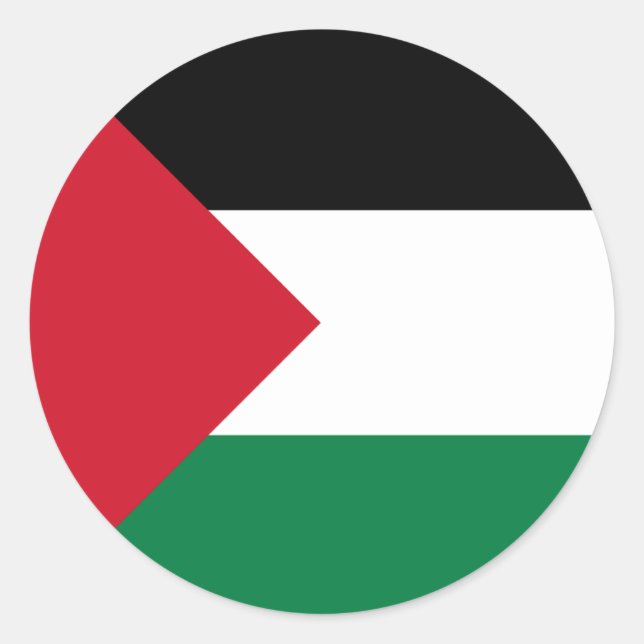 Palestine Classic Round Sticker (Front)