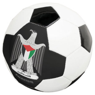 palestine coat of arms soccer ball