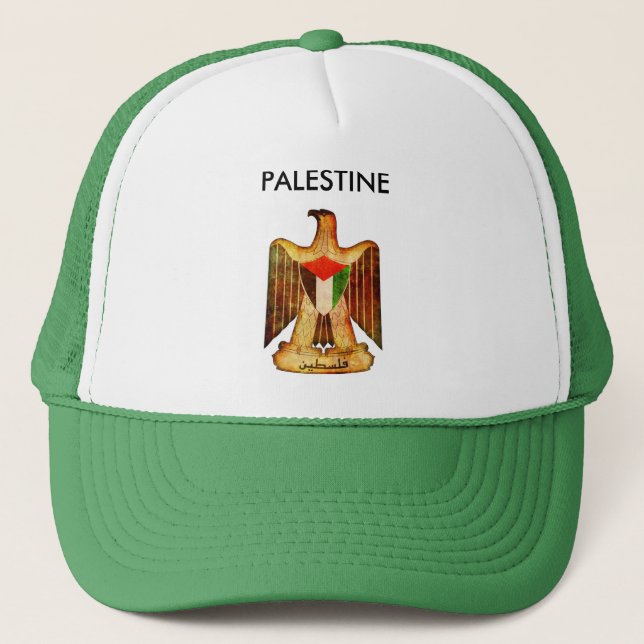 Palestine Eagle Customized Trucker Hat Men Cap (Front)