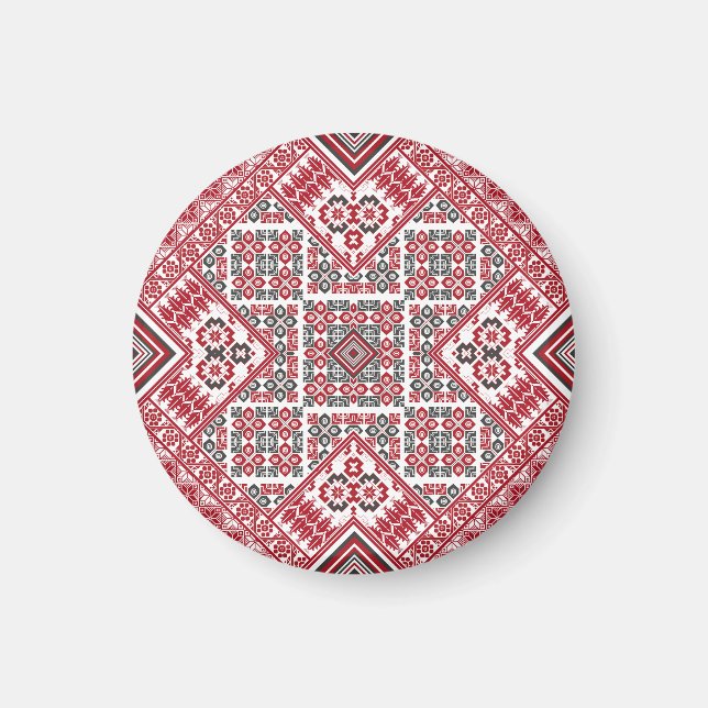 Palestine Embroidery pattern Magnet (Front)