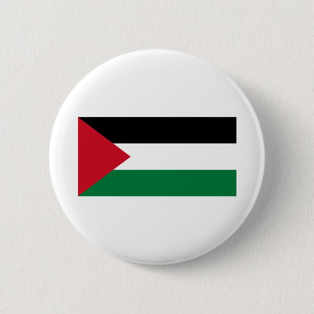Palestine Flag 2 Inch Round Button (Front)