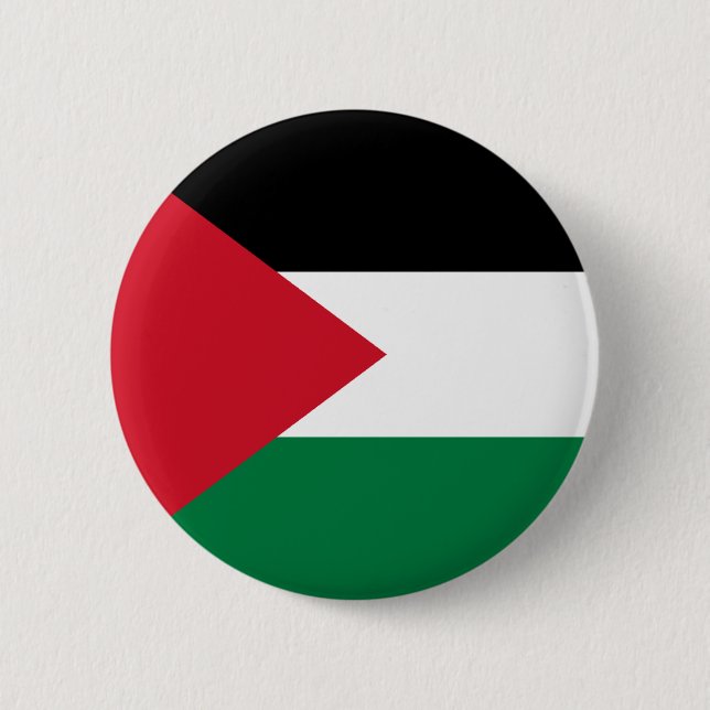 Palestine Flag 2 Inch Round Button (Front)