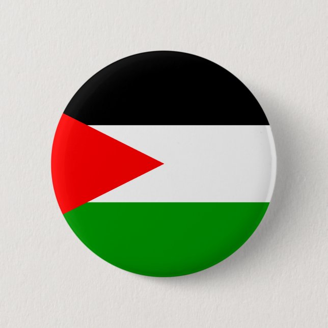 Palestine Flag 2 Inch Round Button (Front)