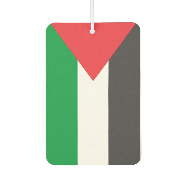 Palestine flag air freshener (Front)
