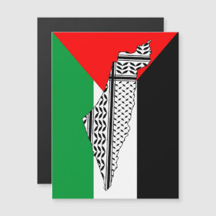  Palestine Flag and Map with Keffiyeg Pattern