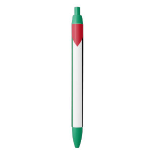 Palestine Flag Black Ink Pen