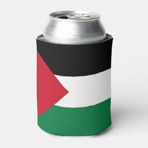 Palestine Flag Can Cooler