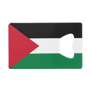 Palestine Flag Credit Card Bottle Opener