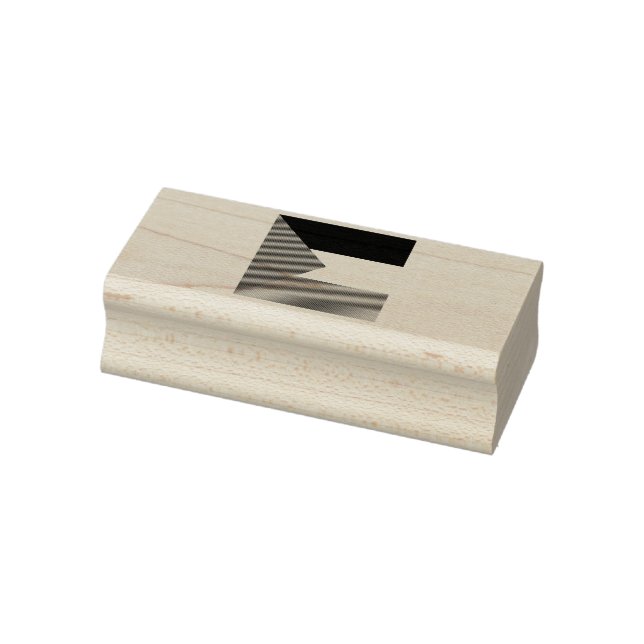 Palestine Flag Emblem Rubber Stamp (Stamp)