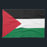 Palestine Flag Kitchen Towel<br><div class="desc">Patriotic flag of Palestine.</div>