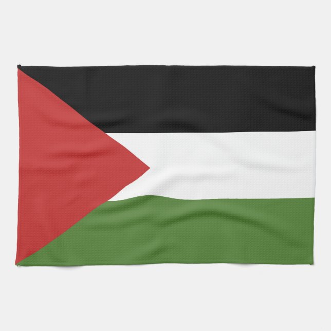 Palestine flag kitchen towel (Horizontal)