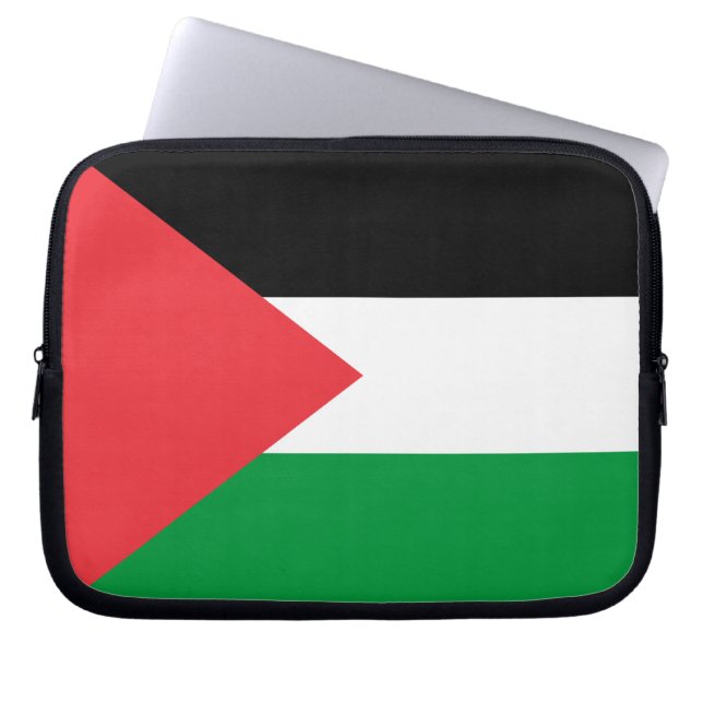 Palestine Flag Laptop Sleeve (Front)