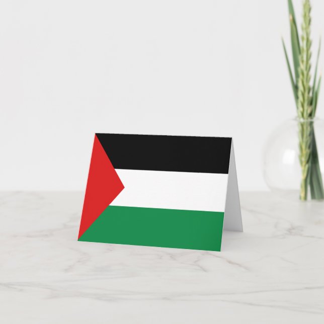 Palestine Flag Notecard (Front)